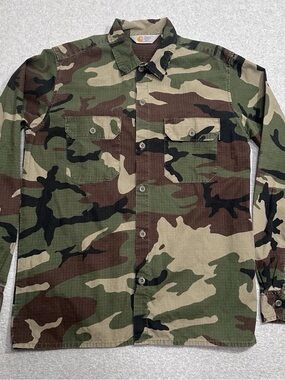 Carhartt WIP L/S Mission camo shirt medium